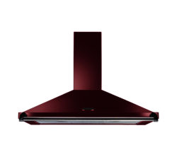 RANGEMASTE  CLAHDC90CY/C Chimney Cooker Hood - Cranberry & Chrome